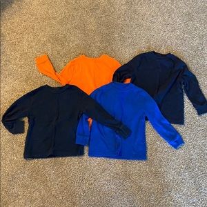 Boys set of 4 long sleeve Tee shirts